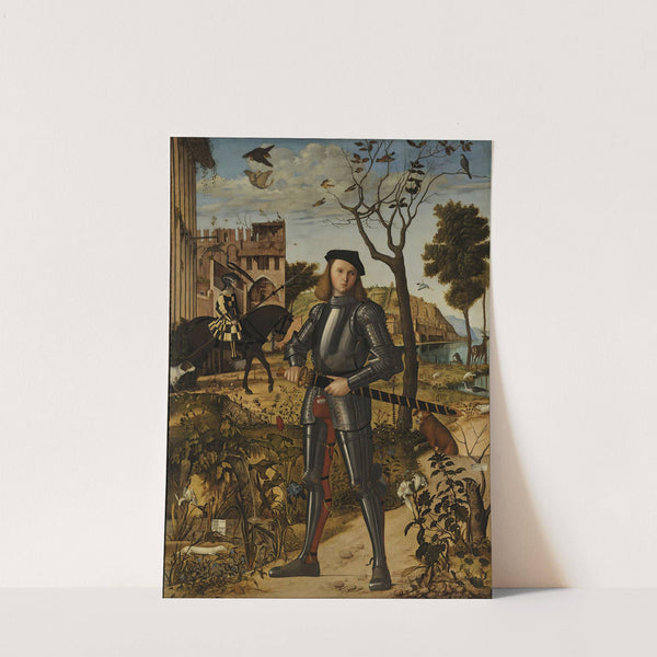 Young Knight in a Landscape by Vittore Carpaccio