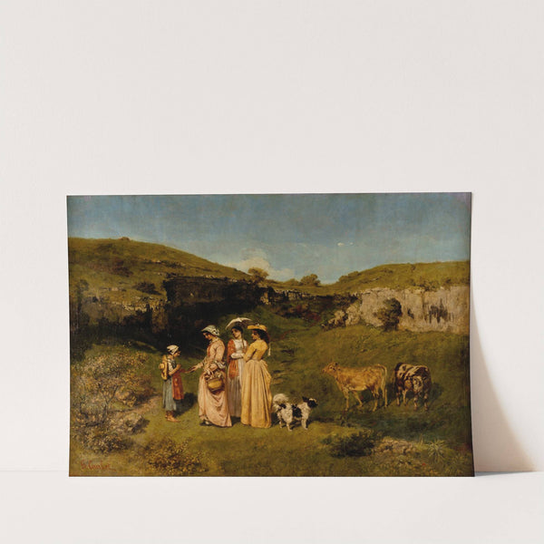 Young Ladies of the Village (1851–52) by Gustave Courbet