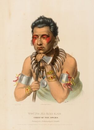 Young Ma-Has-Kah. Chief Of The Ioways