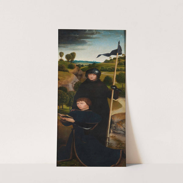 Young Man at Prayer with St. William of Maleval by Hans Memling