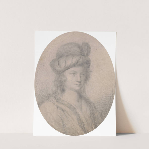 Young Man in a Feather Hat by Thomas Worlidge