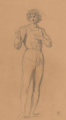 Young Man in a Renaissance Costume, Sketch for the Painting ‘Dandy’ (1879)