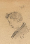 Young Man in Profile