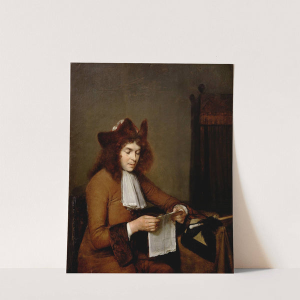 Young Man Reading (ca. 1680) by Gerard ter Borch