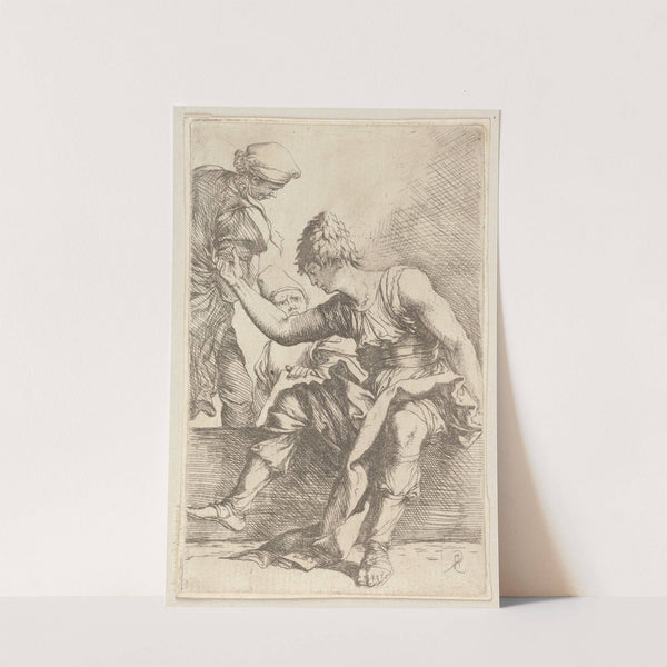 Young Man, Seated by Salvator Rosa