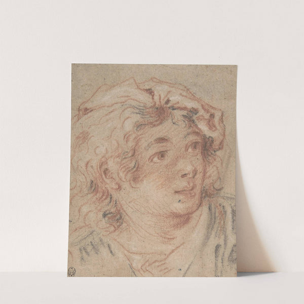 Young Man Wearing a Beret by François Boucher