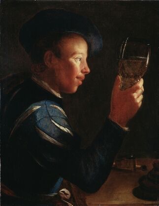 Young Man with a Glass Goblet
