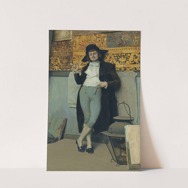 Young man with a pipe by Hippolyte Dominique Berteaux