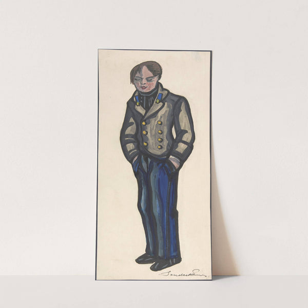 Young man with acne by Sergey Yurievich Sudeikin