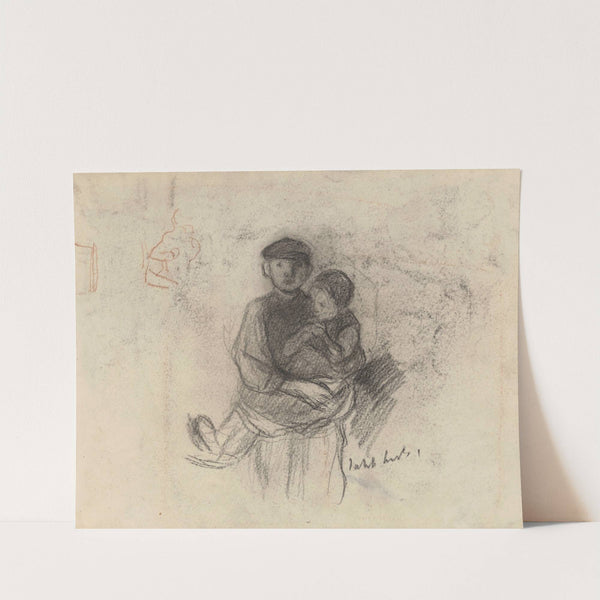 Young Man with Child by Jakob Smits