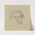 Young man’s head en face by Jakob Becker