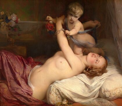Young Mother with Child