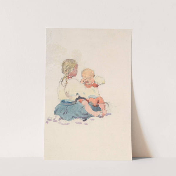 Young Nanny by Gustáv Mallý