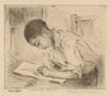 Young Negro Drawing