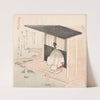 Young Nobleman Looking Inside of a House by Kubo Shunman