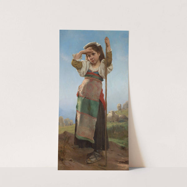 Young Shepherdess by Charles Victor Thirion