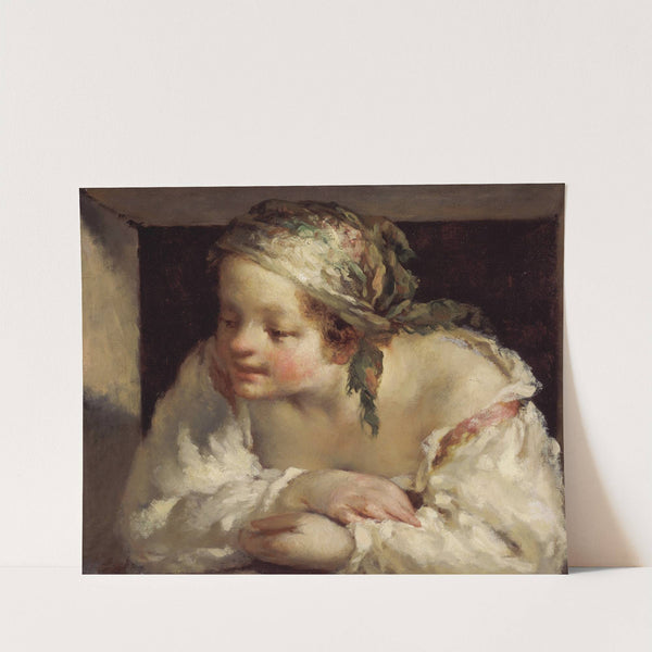 Young Woman by Jean-François Millet