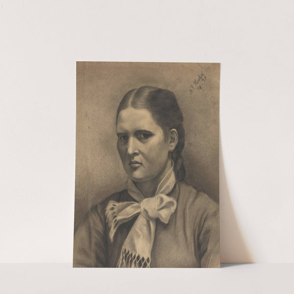 Young Woman by Gustav Wentzel