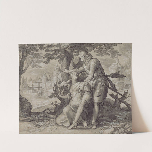 Young Woman Assisted by a Gentleman by Joachim Wtewael