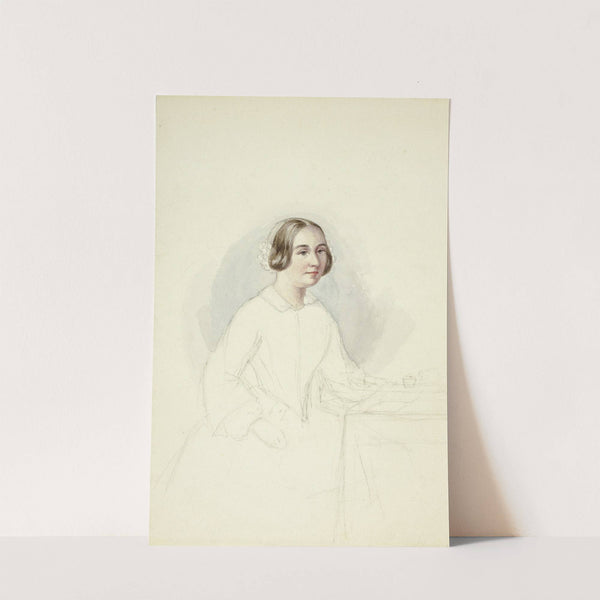 Young Woman at Writing Desk by Elizabeth Murray