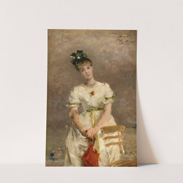 Young Woman By The Sea (1886) by Alfred Stevens