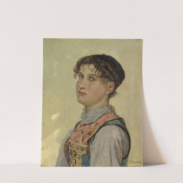 Young Woman from Uri (1878–1879) by Ernst Stückelberg