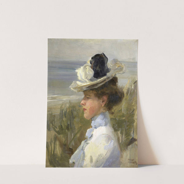 Young Woman, Gazing at the Sea by Isaac Israëls