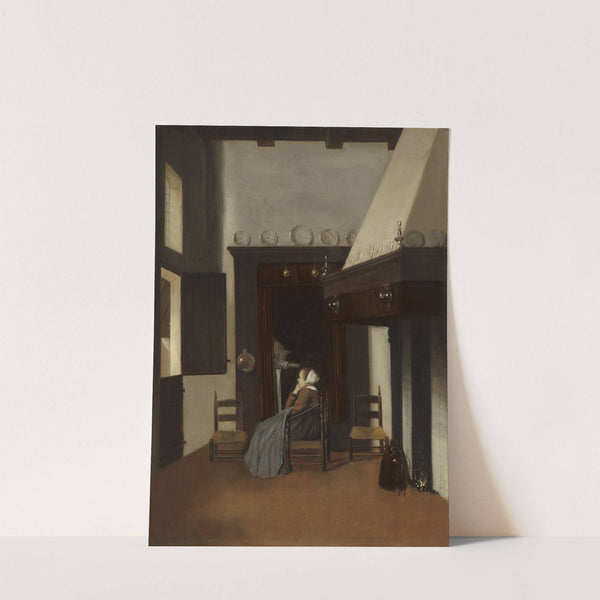 Young Woman in an Interior by Jacob Vrel