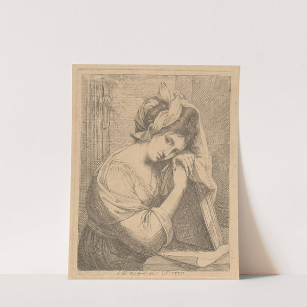 Young Woman in Contemplation (c. 1770) by Angelica Kauffmann