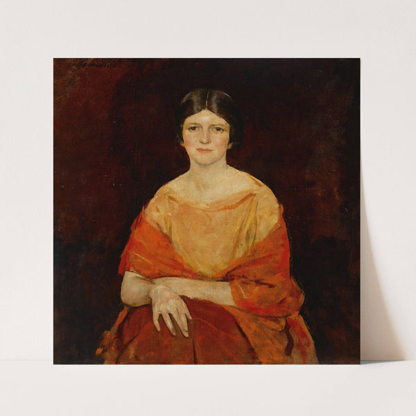 Young Woman in Yellow (ca 1922) by Charles Webster Hawthorne