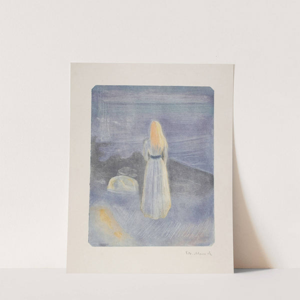 Young Woman on the Beach (1896) by Edvard Munch