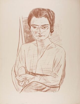 Young Woman (Portrait of Naila, ‘Frau H. M.’) (1923)