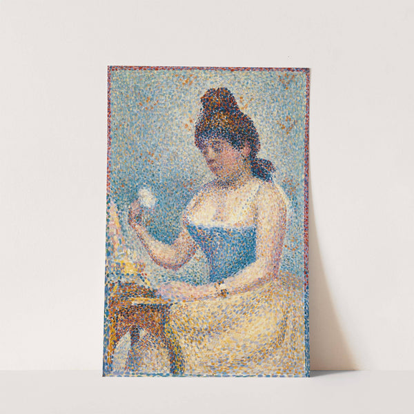 Young Woman Powdering Herself (1889) by Georges Seurat
