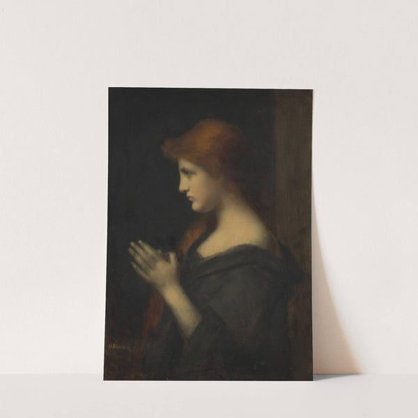 Young Woman Praying by Jean-Jacques Henner