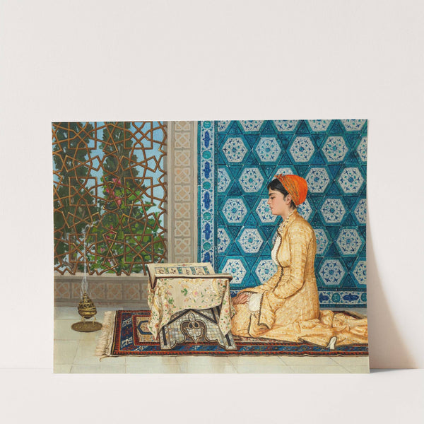 Young Woman Reading by Osman Hamdi Bey