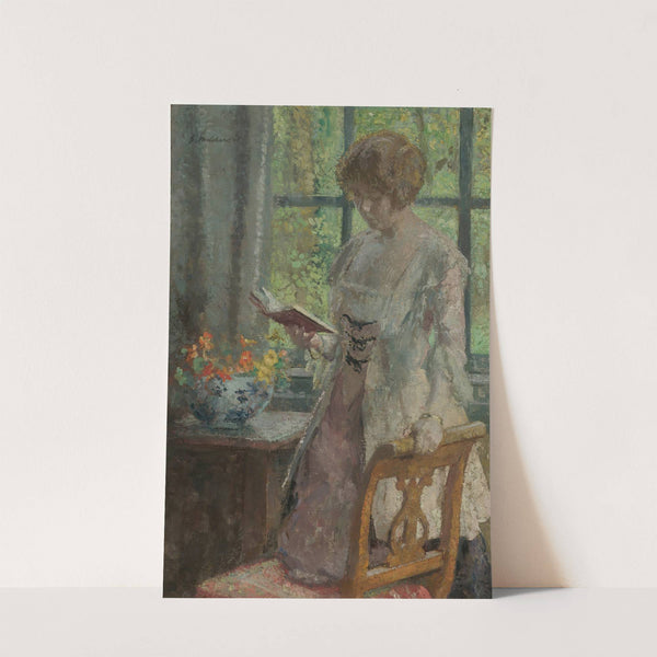 Young Woman Reading by Gari Melchers