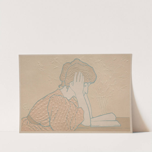 Young Woman Reading (1896) by Alexandre Charpentier