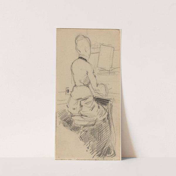 Young Woman Seated at a Piano (recto) (c. 1890) by Jean-Louis Forain