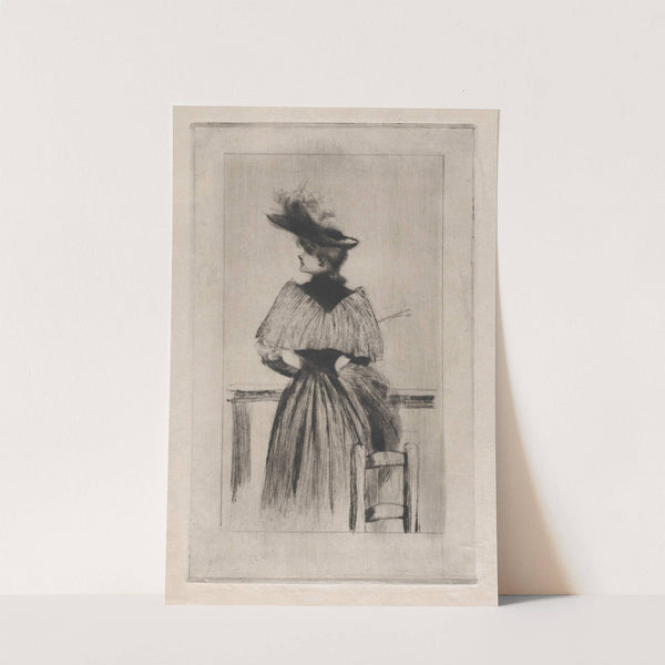 Young Woman Seen From Behind (1888–89) by Henri Boutet