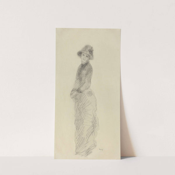 Young Woman Standing by Pierre-Auguste Renoir