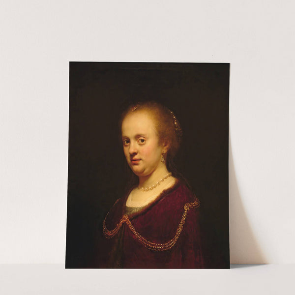 Young Woman with a Gold Chain by Rembrandt van Rijn