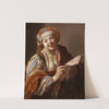 Young Woman with a Text Sheet by Hendrick Ter Brugghen