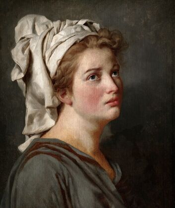 Young Woman with a Turban — size preview