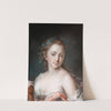 Young Woman with a Wreath of Laurels by Rosalba Carriera