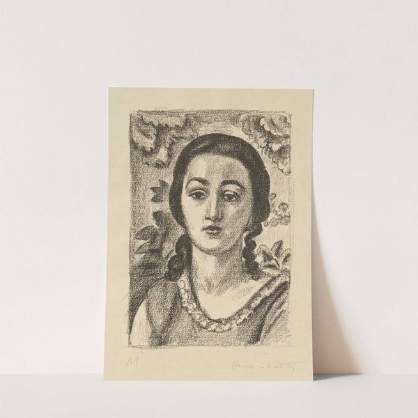 Young woman with brown curls (1924) by Henri Matisse