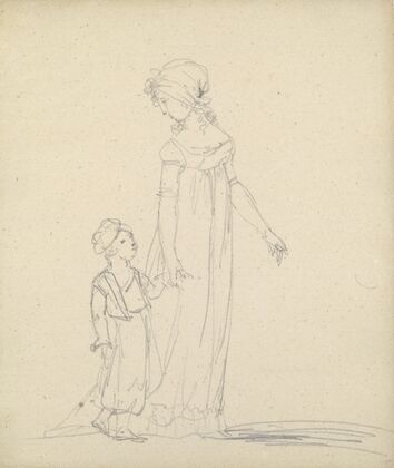 Young woman with child