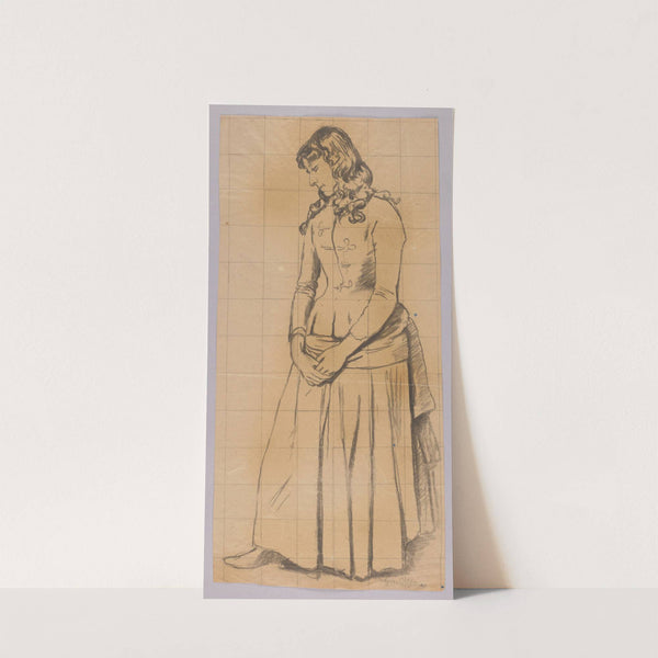 Young Woman with Loose Hair (1865 - 1924) by Hans Thoma