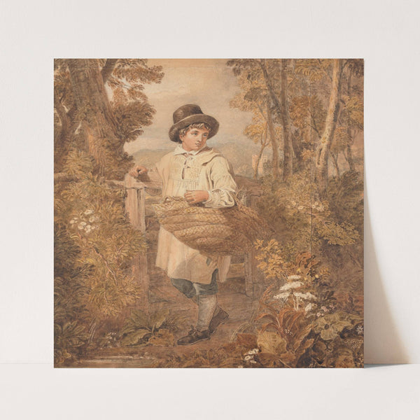 Young Woodcutter by Joshua Cristall