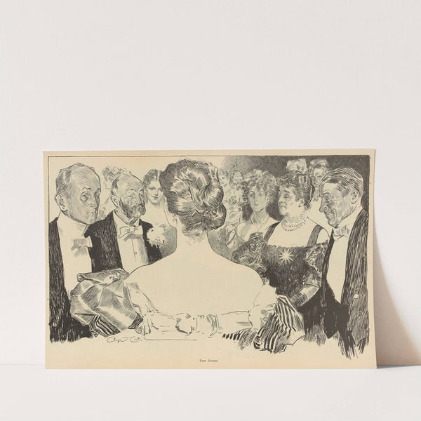 Your Hostess (1893-1900) by Charles Dana Gibson