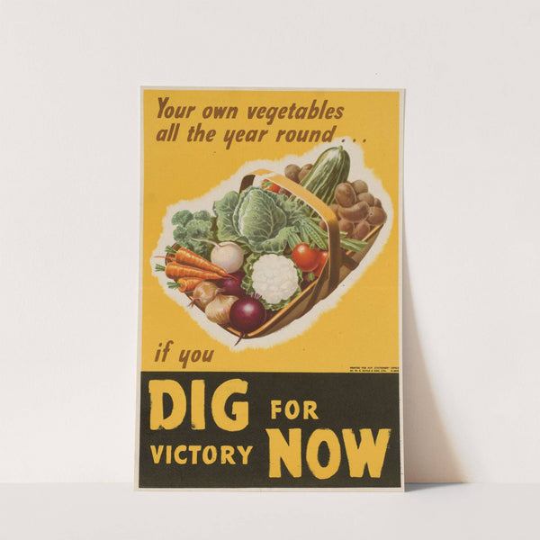 Your Own Vegetables all the Year Round…if You Dig for Victory Now by Norman Wilson